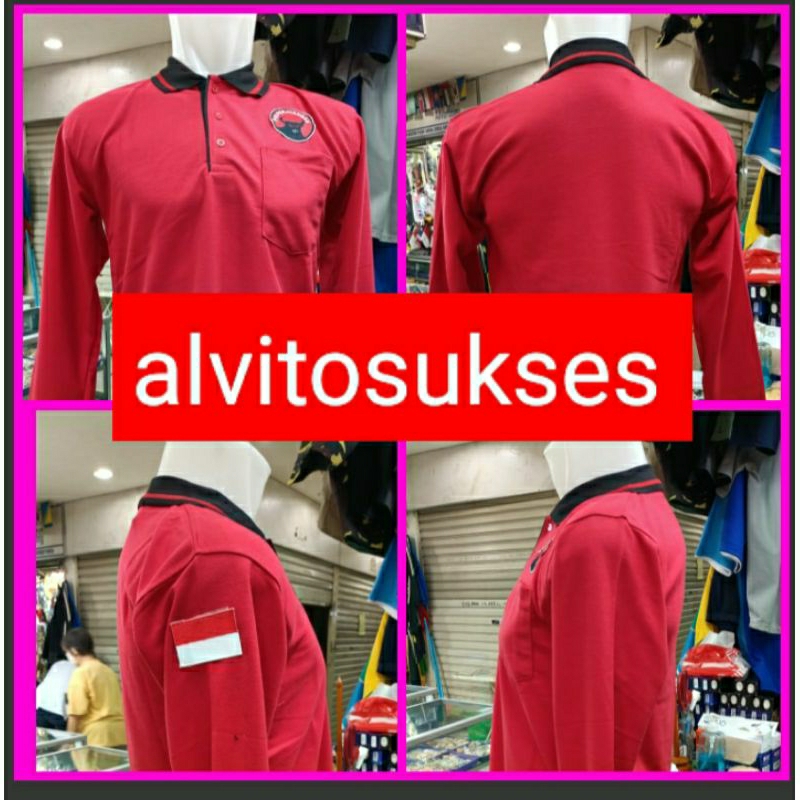 KAOS PARTAI PDIP LENGAN PANJANG KAOS PARTAI LENGAN PANJANG