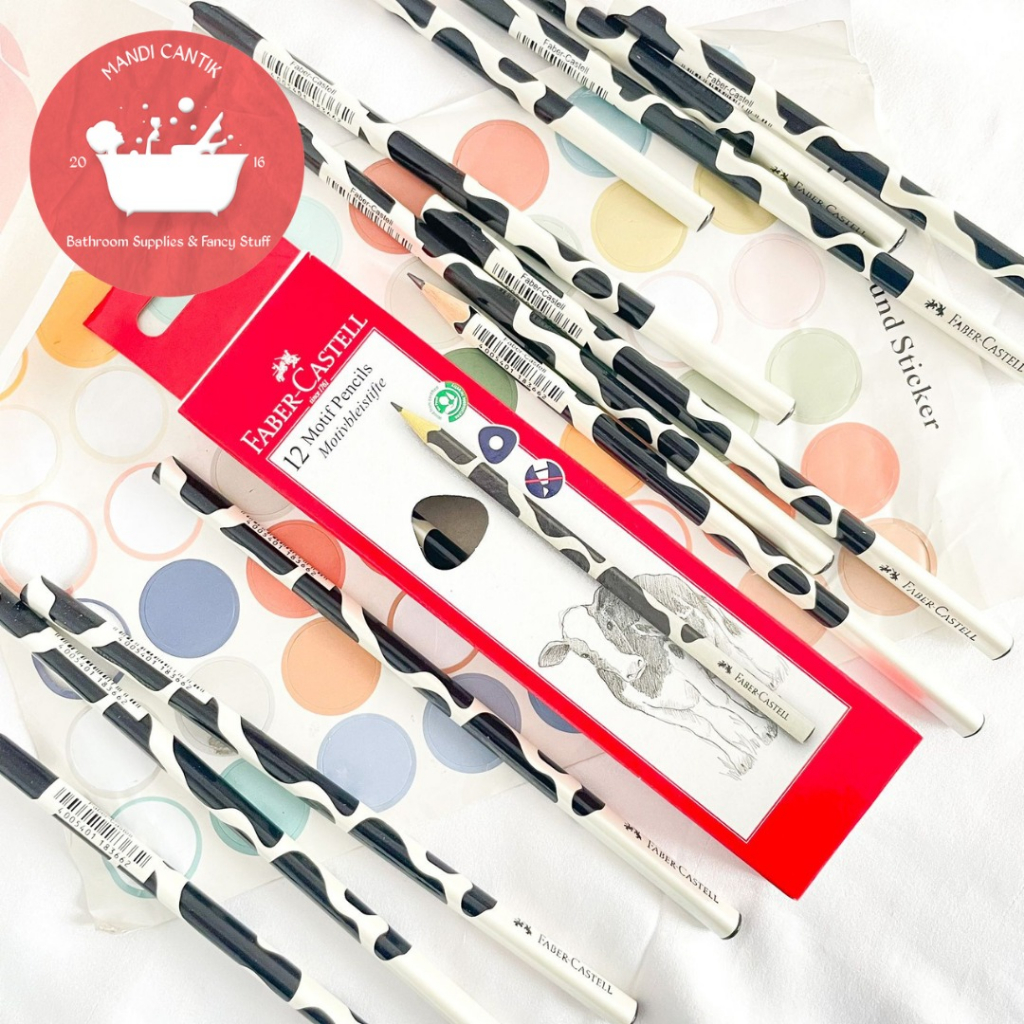 

Pensil 2B Faber Castell Motif Sapi ORIGINAL (1pcs) Pencil 2B Cow Pensil Kayu 2B Ujian Komputer by MANDI CANTIK