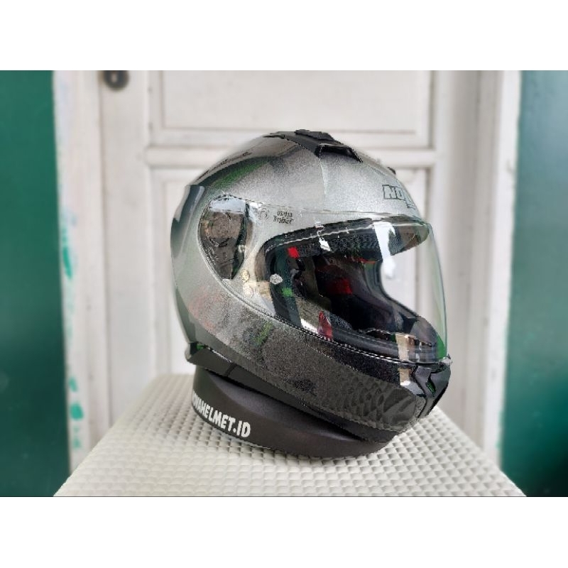 NOLAN N87 FADE SILVER SIZE M HELM SECOND FULLFACE MURAH BERKUALITAS NOVAHELMET. ID
