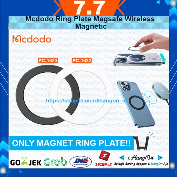 Mcdodo PC-1620 Magnetic Ring Plate Magsafe Wireless For all Smartphone