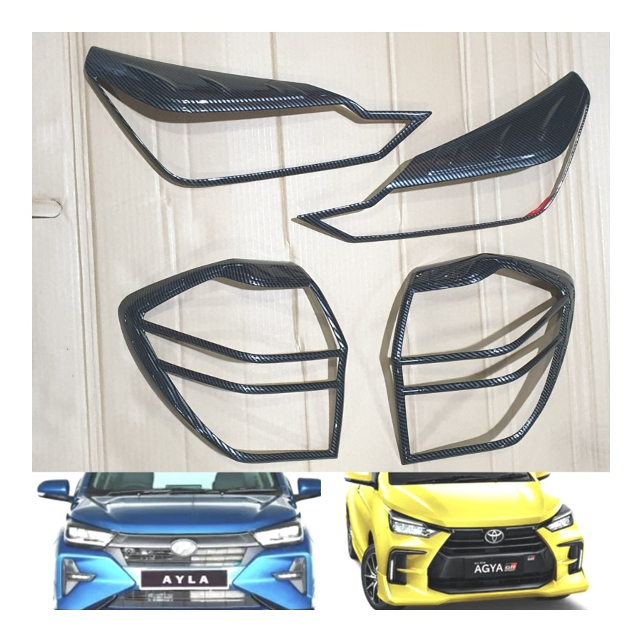 Paket List Lampu DB Mobil AGYA AYLA 2023 carbon