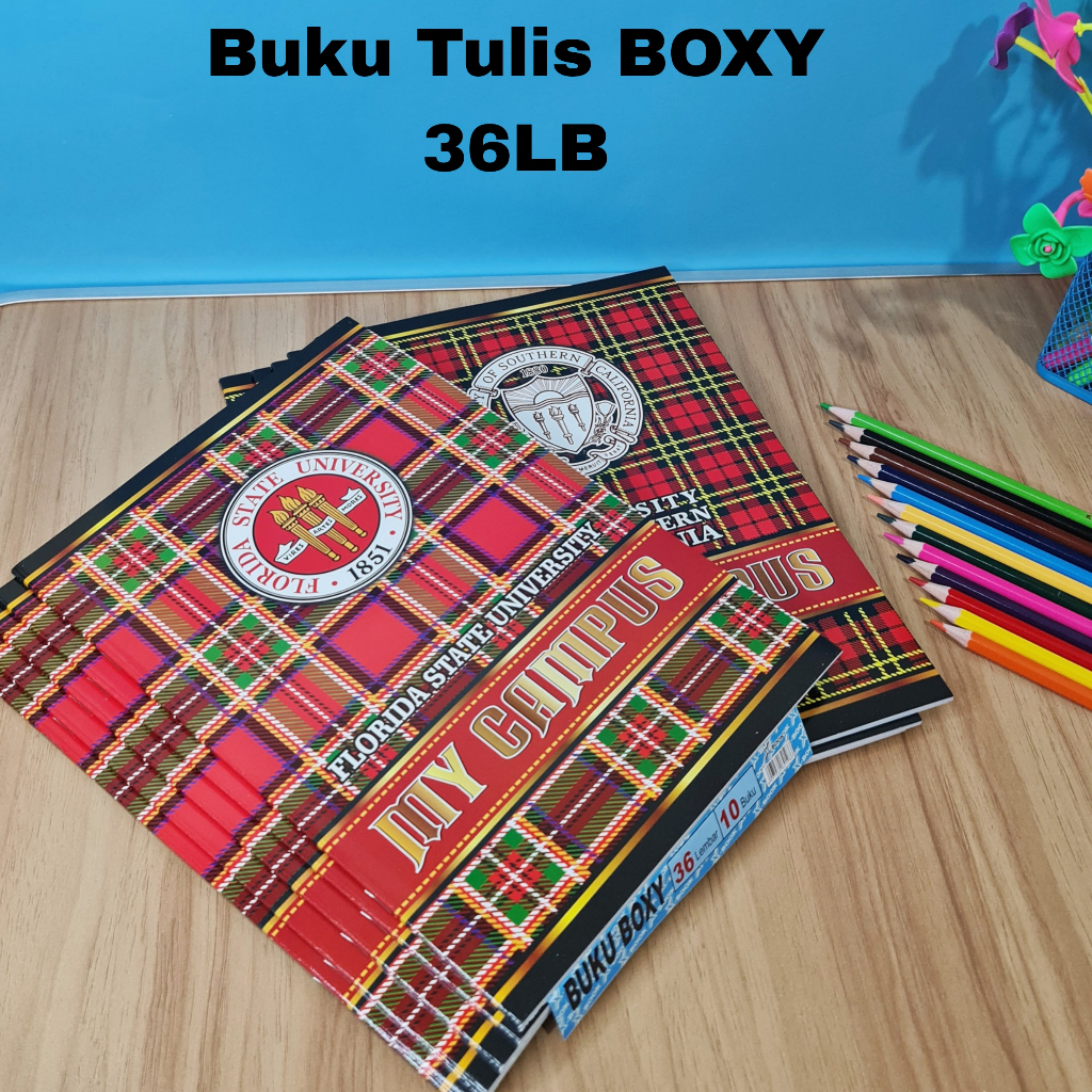 

SOS Buku Tulis X-Book BOXY/Besar/Panjang 36 Lembar (10bk) BigBoss / Buku Catatan / Buku Sekolah