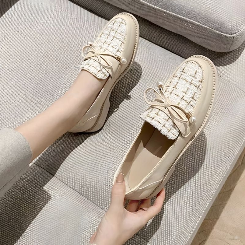 Sepatu Docmart Wanita Inara Fashion Loafers Shoes Korean Style Premium Quality 8045