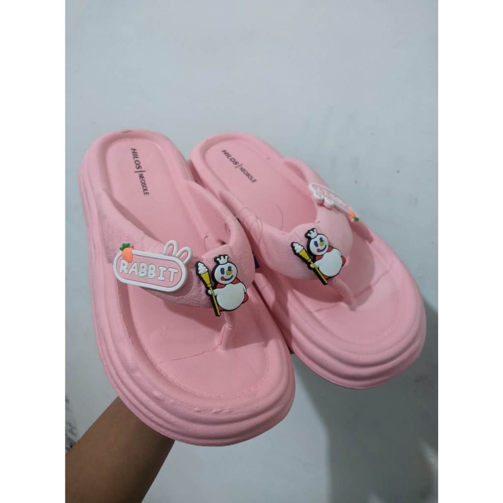 Sandal perempuan Dewasa viral mixue murah Sandal japit anak wanita dewasa bermodel MIXUE Sandal Karet Jelly Sandal Empuk nyaman di pakai model terbaru dari mixue TERBARU!!!