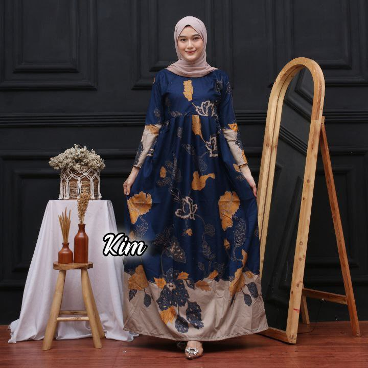 BATIK KALONGAN | GAMIS BAHAN POLYMICRO BATIK PEKALONGAN ALL SIZE