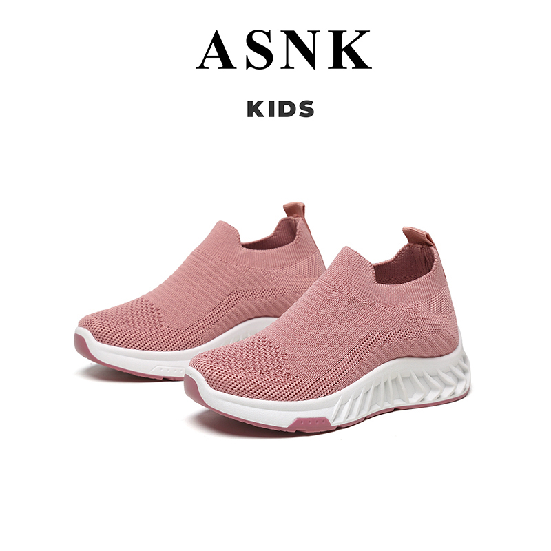 [GROSIR][COD] SEVEN_DAY SEPATU RAJUT SNEAKERS ANAK-ANAK UNTUK USIA 2-9 TAHUN / BOY &amp; GIRL ABU WM2315