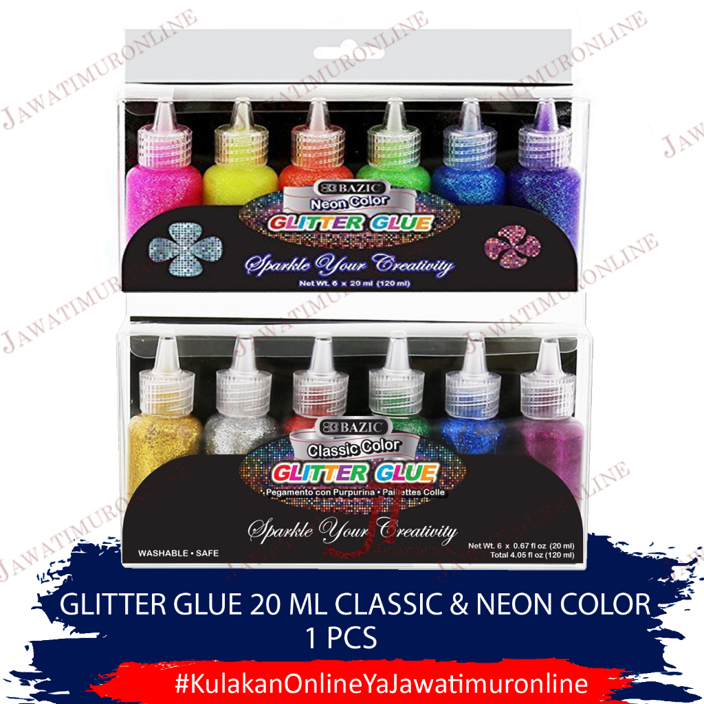 GLITTER GLUE  20 ML - GLITER LEM - GLITER GLUE BAZIC