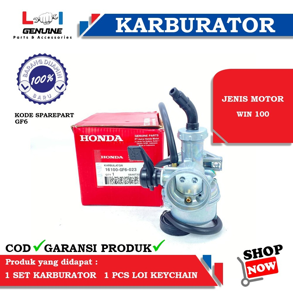 -LOI- KARBURATOR STANDAR WIN 100 GF6