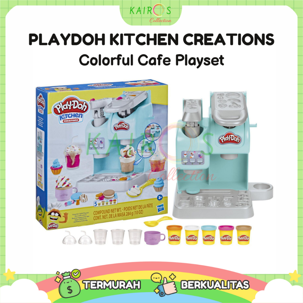 Play-Doh Kitchen Creations Colorful Cafe Playset