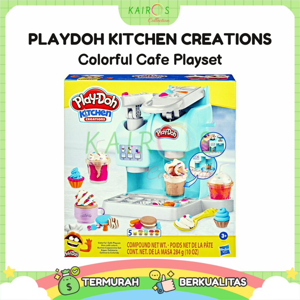 Play-Doh Kitchen Creations Colorful Cafe Playset