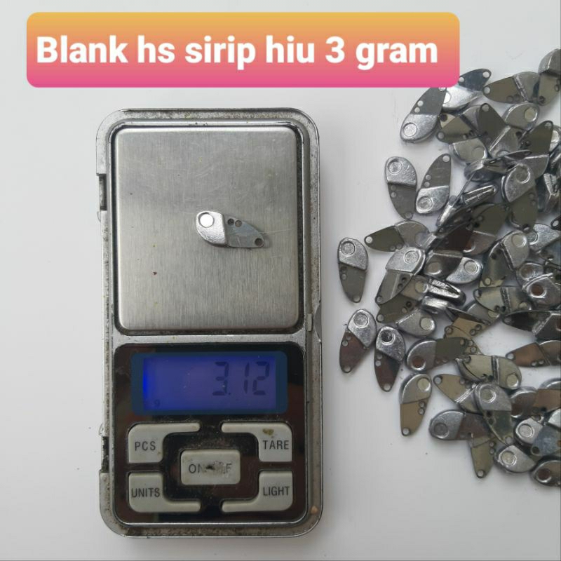 Blank umpan hs sirip hiu vib lure berat 3 gram