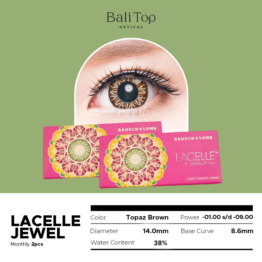 Lacelle Jewel Softlens Warna Topaz Brown