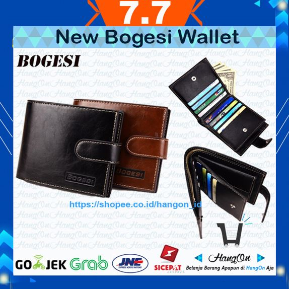 Bogesi Dompet Kulit Pria PU Leather Import