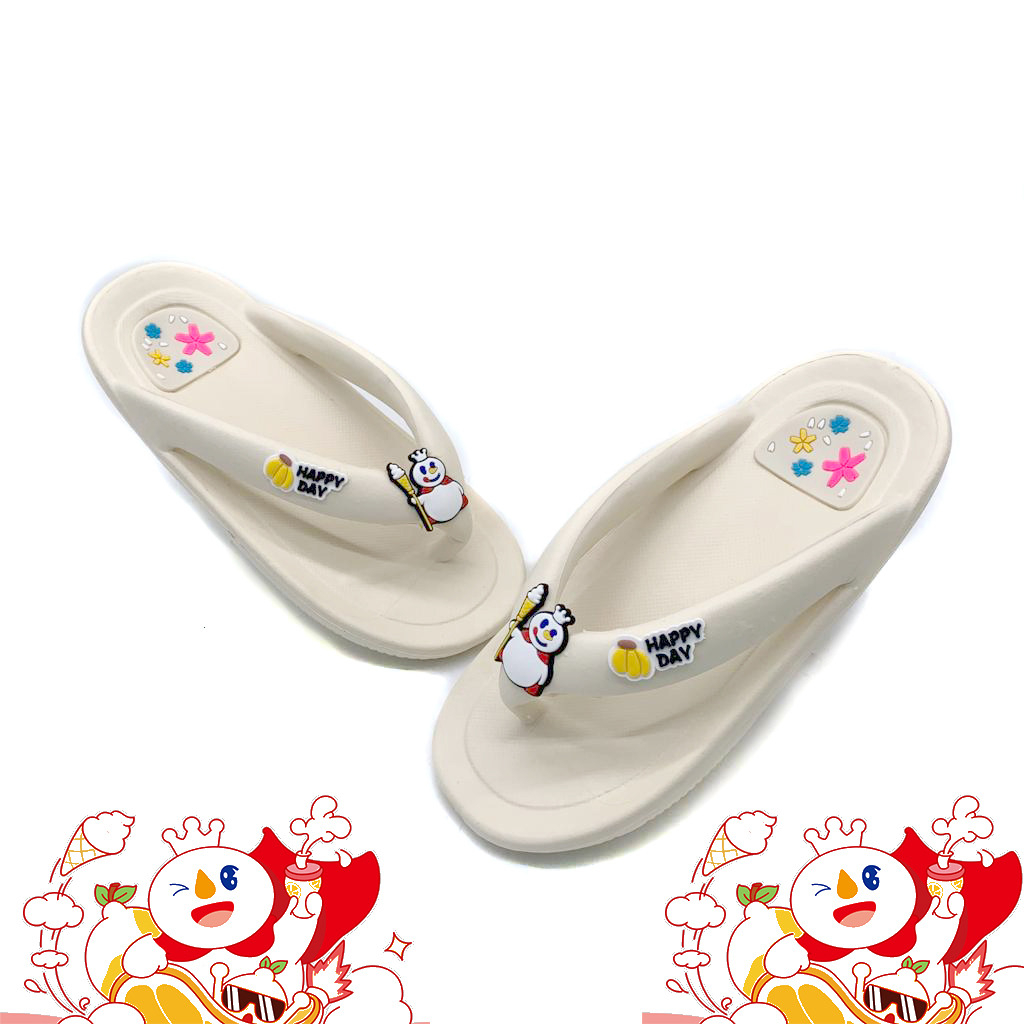 SANDAL Jepit sandal wanita bahan EVA/Karet anti licin terbaru termurah kekinian unik lucu simple