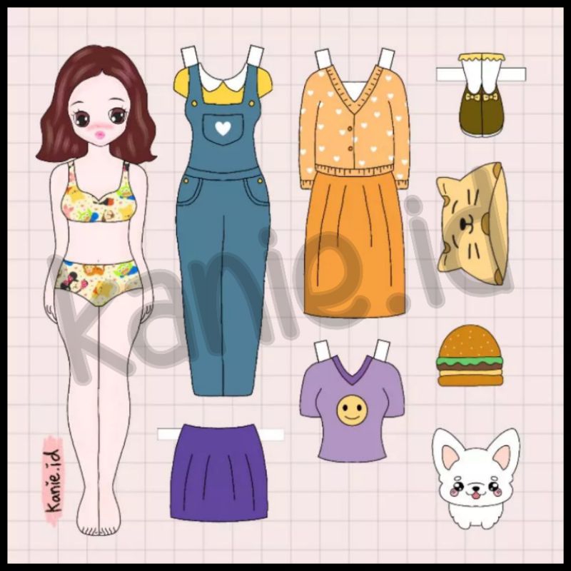 BP BPAN /BONGKAR PASANG/BAJU-BAJUAN/PAPER DOLLS/MAINAN JADUL