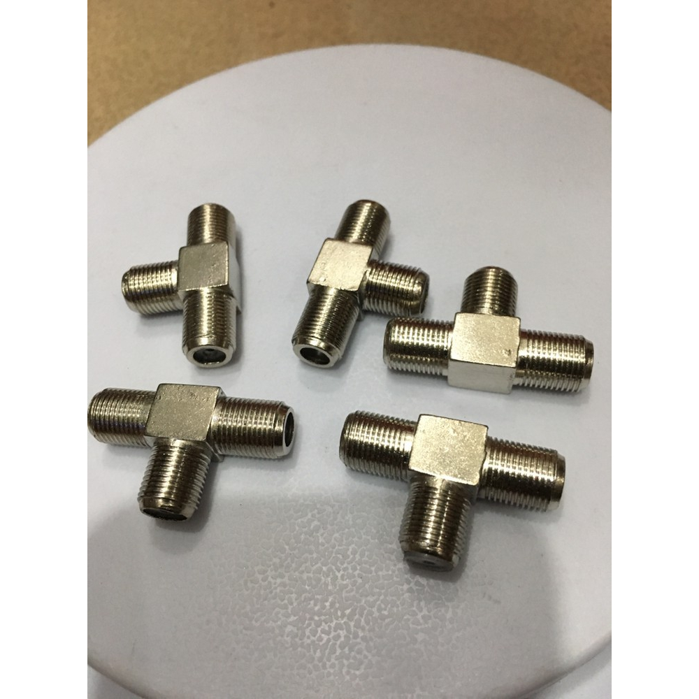 Spliter Antena - T connector - T SAMBUNGAN KONEKTOR F DRAT merk CP