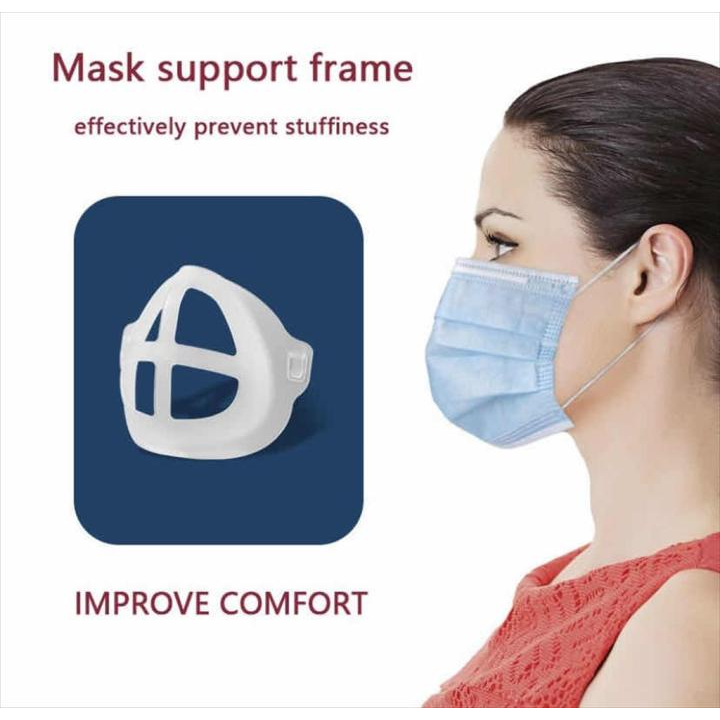 Silicon Penyangga Masker 3D Mask Bracket Sirkulasi Udara Anti Pengap - SPM