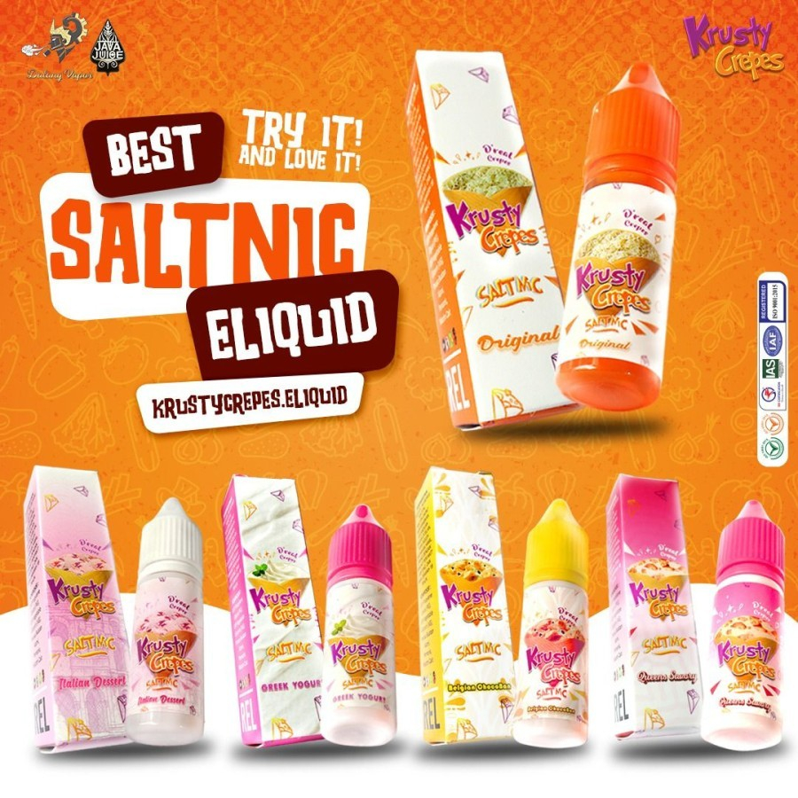 LIQUID KRUSTY CREPES SERIES SALTNIC 15ML