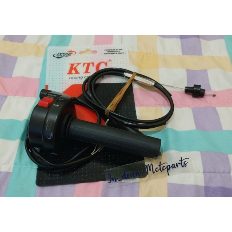 Gas spontan KTC racing 1 kabel cut off, universal