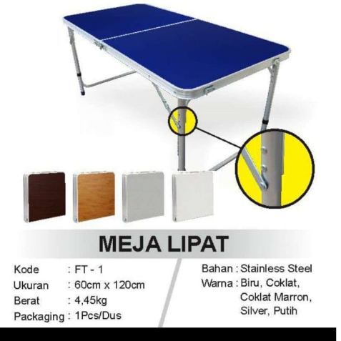 [COD] MEJA LIPAT PORTABLE SERBAGUNA - MEJA LIPAT MODEL KOPE