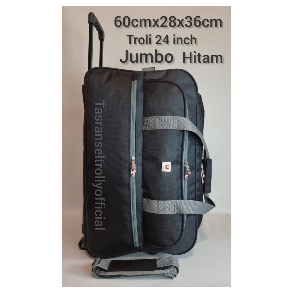 Tas Pakaian Troli Polo Interclub 60cmx28x36cm ukuran 24 inch JUMBO