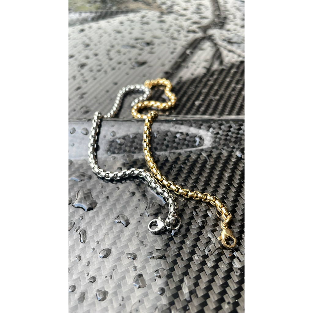 Pentaa Shop - Gelang Rantai Rollo - Gelang Rantai Stainless