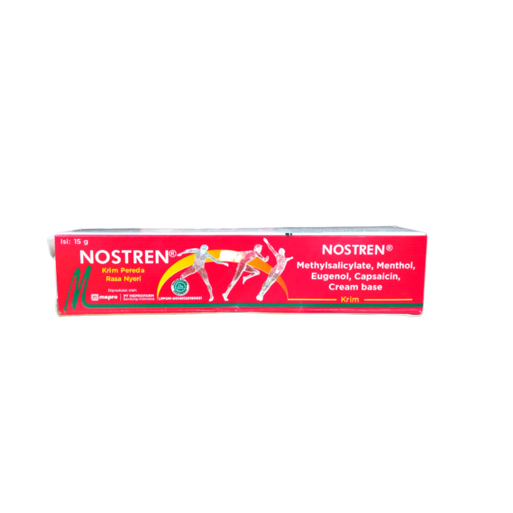 NOSTREN CREAM 15 GR-UNTUK NYERI OTOT &amp; PEGAL LINU