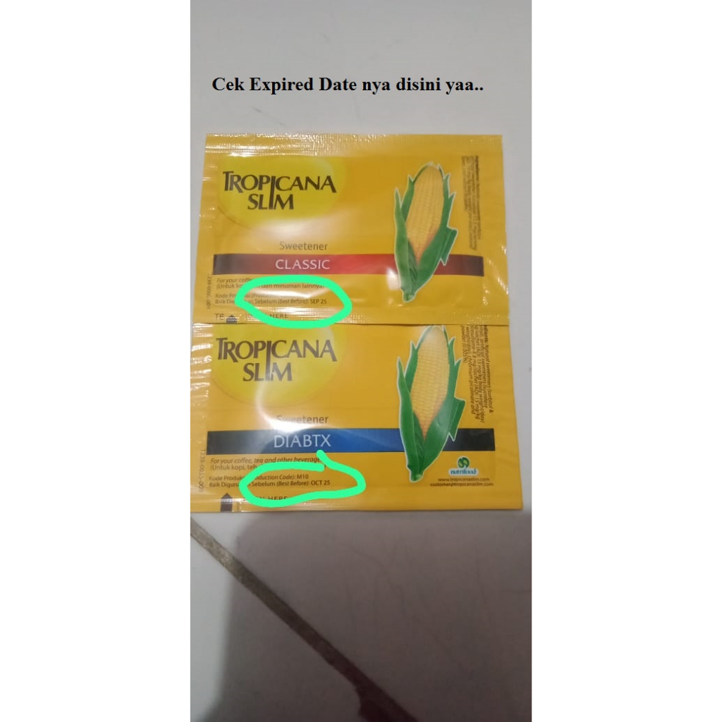 Gula Tropicana Slim Sweetener Classic Isi 20, 50