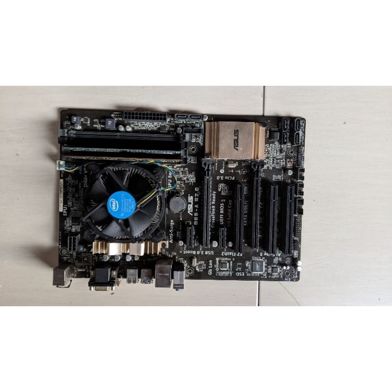 motherboard Asus B85-A + core i7 4790 + ram 8GB (4x2)