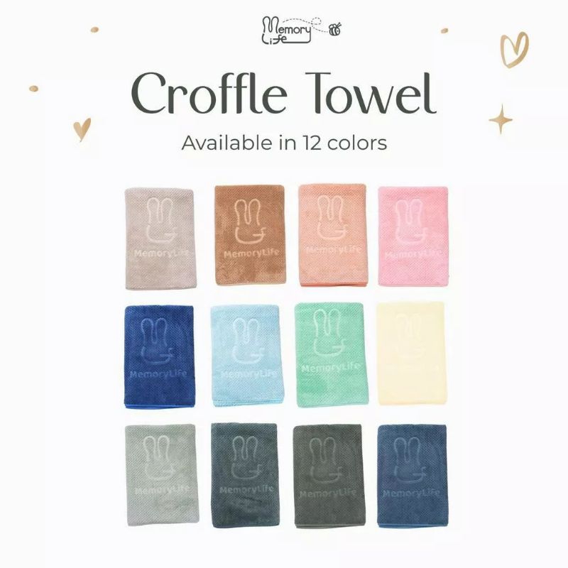 Memory Life Croffle Towel/ Handuk Bayi