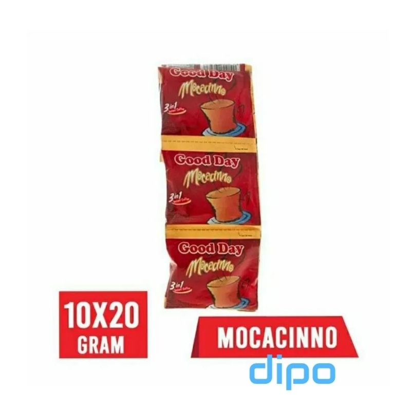 

(G) Good Day MERAH MOCACINNO Renceng isi 10 sachet