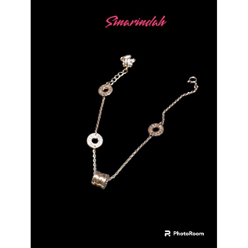 gelang blvg rantai nori emas 750