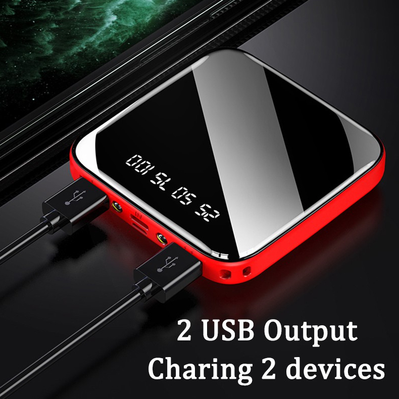 HZSUM PowerBank 20000mAh Mini Digital Display Fast Charging