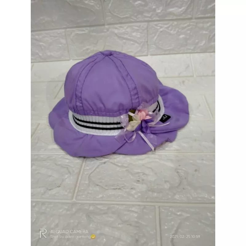 PROMO !! TOPI BUCKET ANAK PEREMPUAN / TOPI BUCKET KELOPAK BUNGA