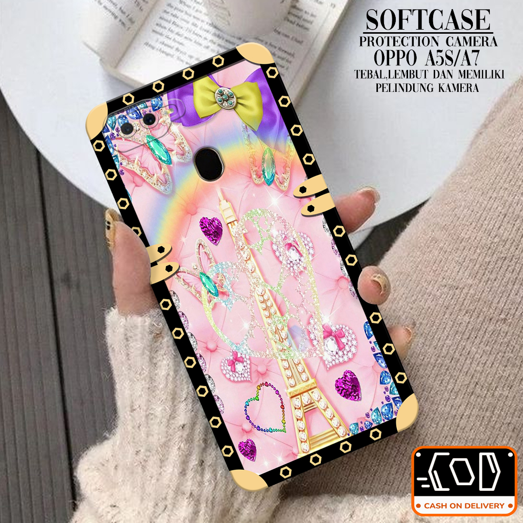 Softcase Oppo A5S/A7 Soft Protection Camera Case Oppo A5S/A7 Terbaru Pelindung Belakang Oppo A5S/A7 
