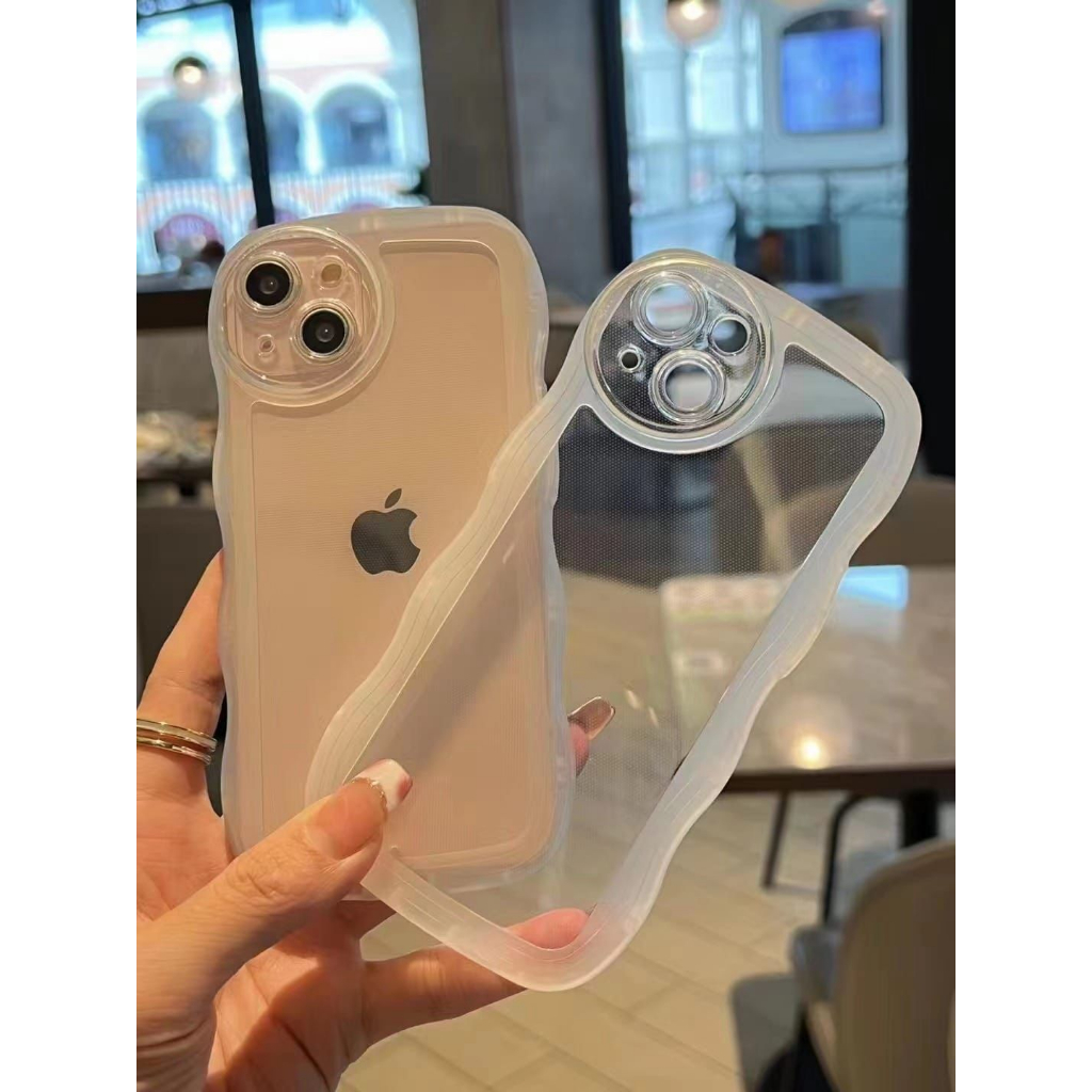 REALME C21/C21Y/C20/C17/C3/C2/C1 CASE GELOMBANG CLEAR 3D HOKKY