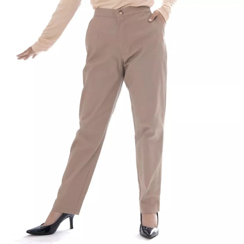 CELANA PANJANG WANITA BAGGY PANTS/CELANA KATUN/CELANA KERJA(COD)