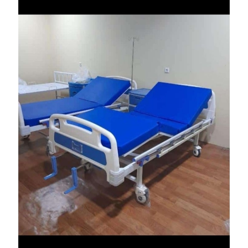 Bed pasien 2 engkol lokal, Bed pasien, Bed pasien 2 crenk, Bed pasien rawat inap