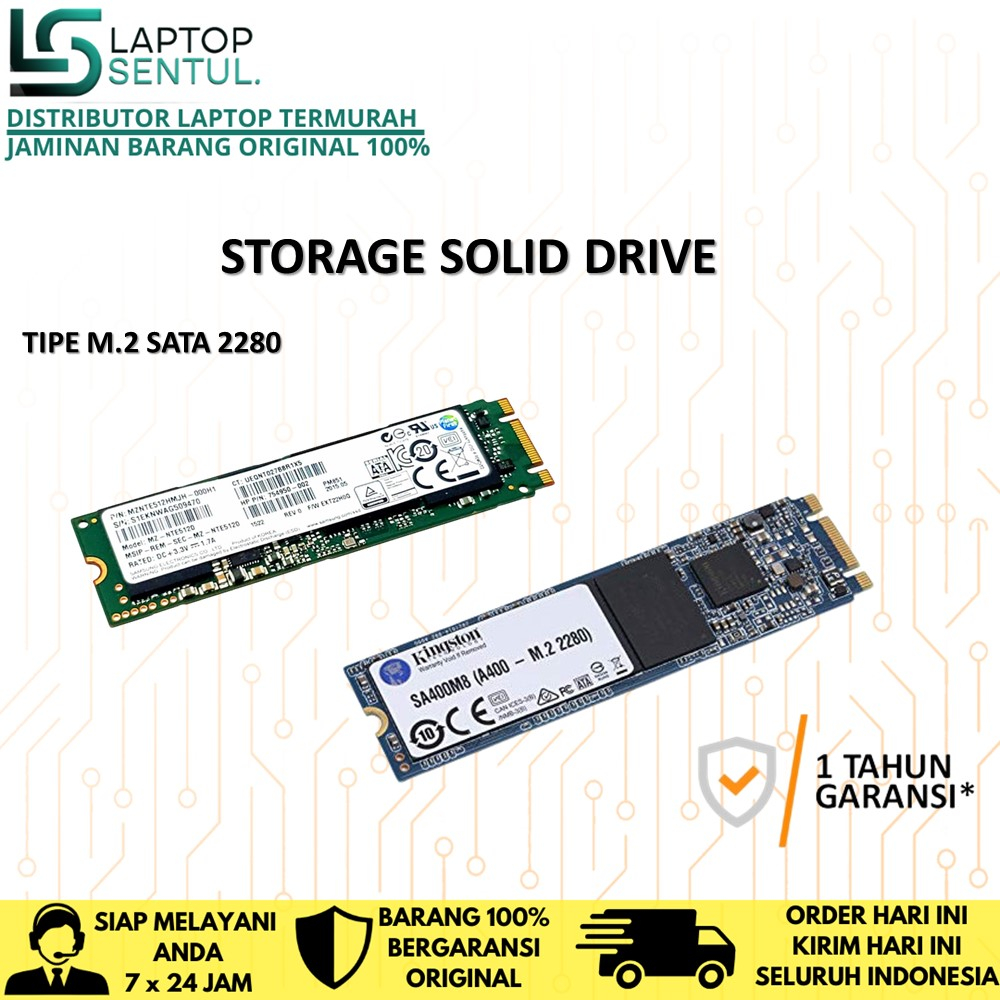 SSD LAPTOP 128GB M.2 SATA 2280 MURAH GARANSI 1 TAHUN