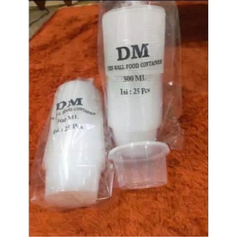 Thinwall DM 300ml Round/ Cup Puding Bowl 300ml