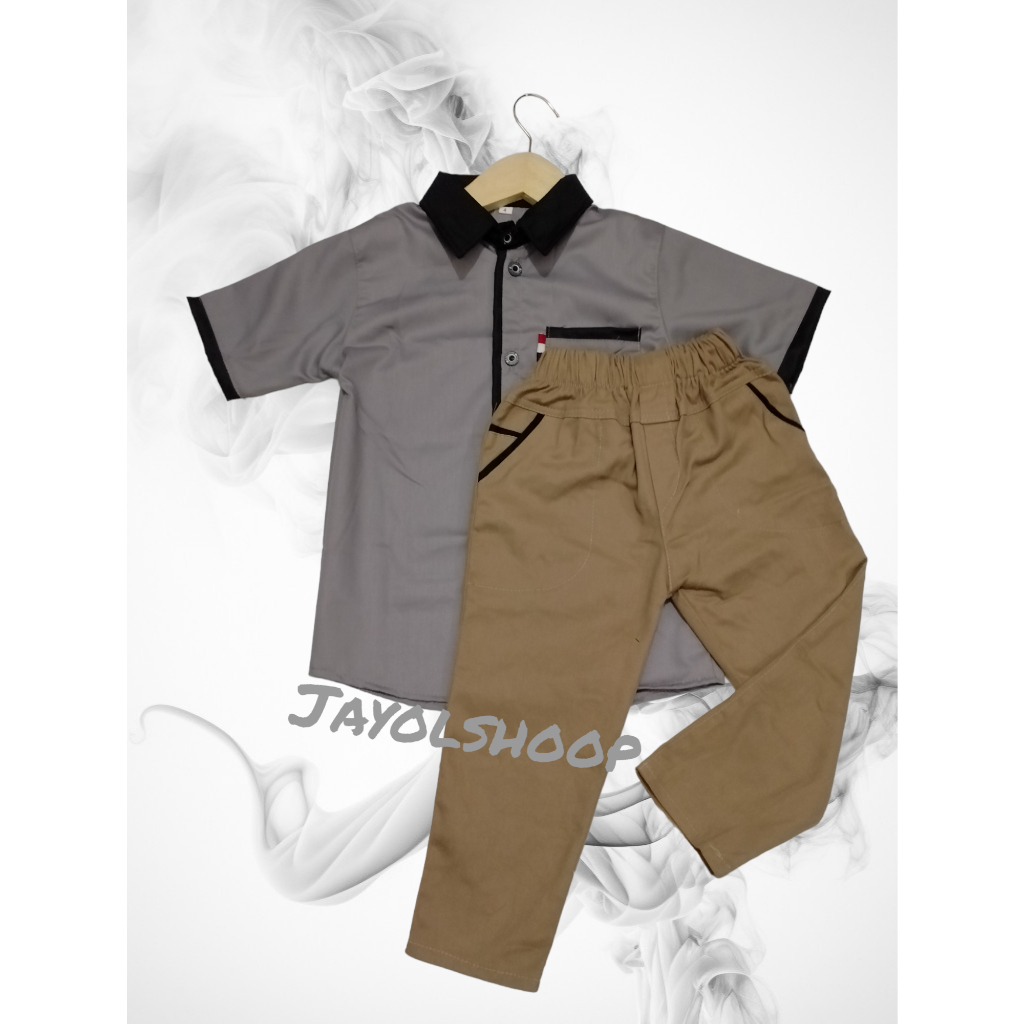 STELAN CIHINO ANAK LAKI-LAKI STELAN KEMEJA ANAK LAKI-LAKI STELAN ANAK