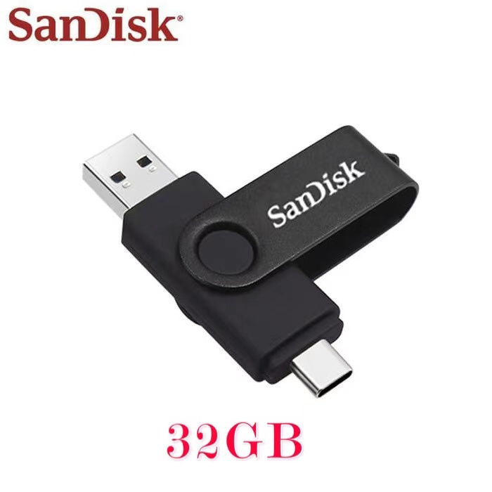 COD FLASHDISK OTG MIRCO USB 32GB/128GB/64GGB FLASH DRIVE ULTRA DUAL USB 3.1 flsahdisk hp