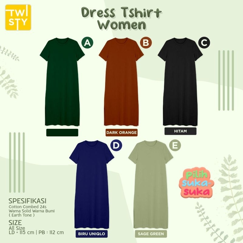 Ready stok ‼️ Midi Dress Uniqlo dan Daily Sleep baju tidur Premium by Twisty Shirt bisa  Cod