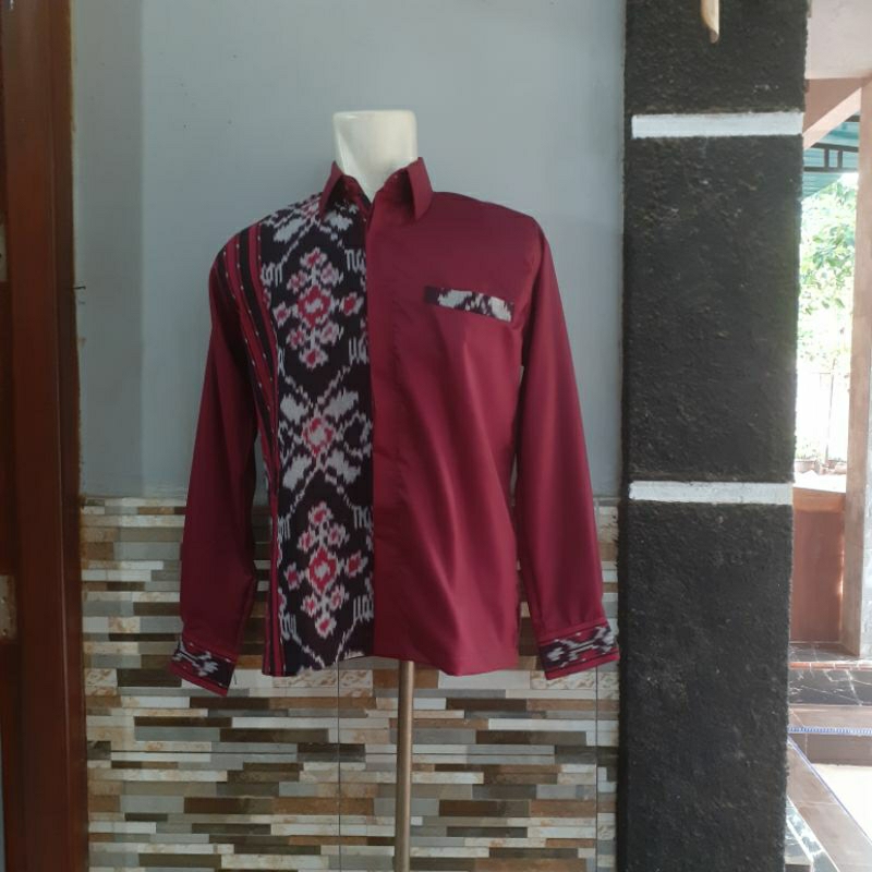 couple tenun etni baju tenun jepara baju couple tenun dress kondangan CP6