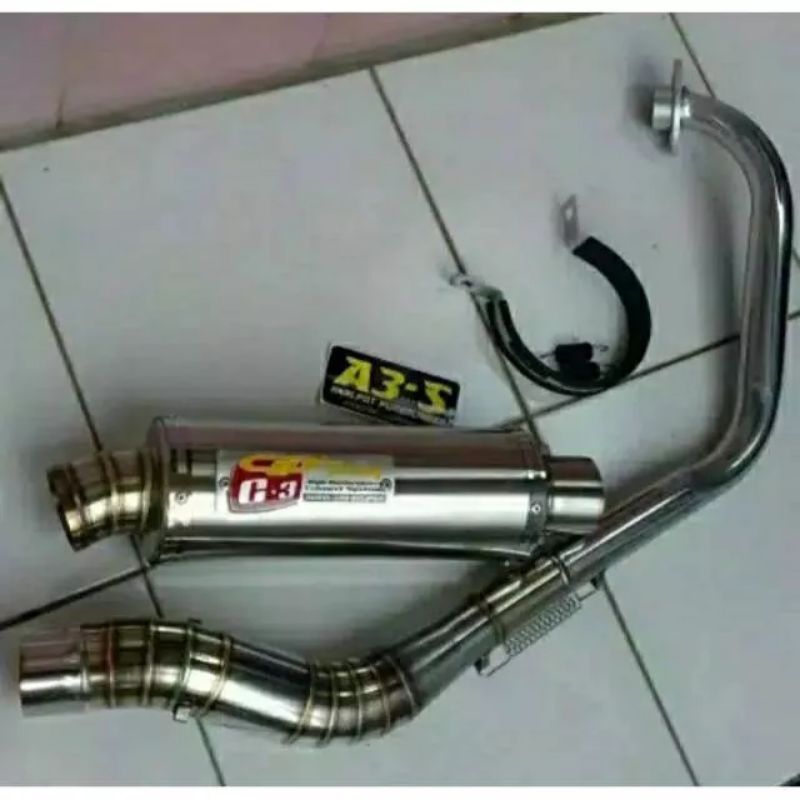 Knalpot cld c3 buat satria fu vixion mx new dan old cb 150r mx king sonic verza minerva bison