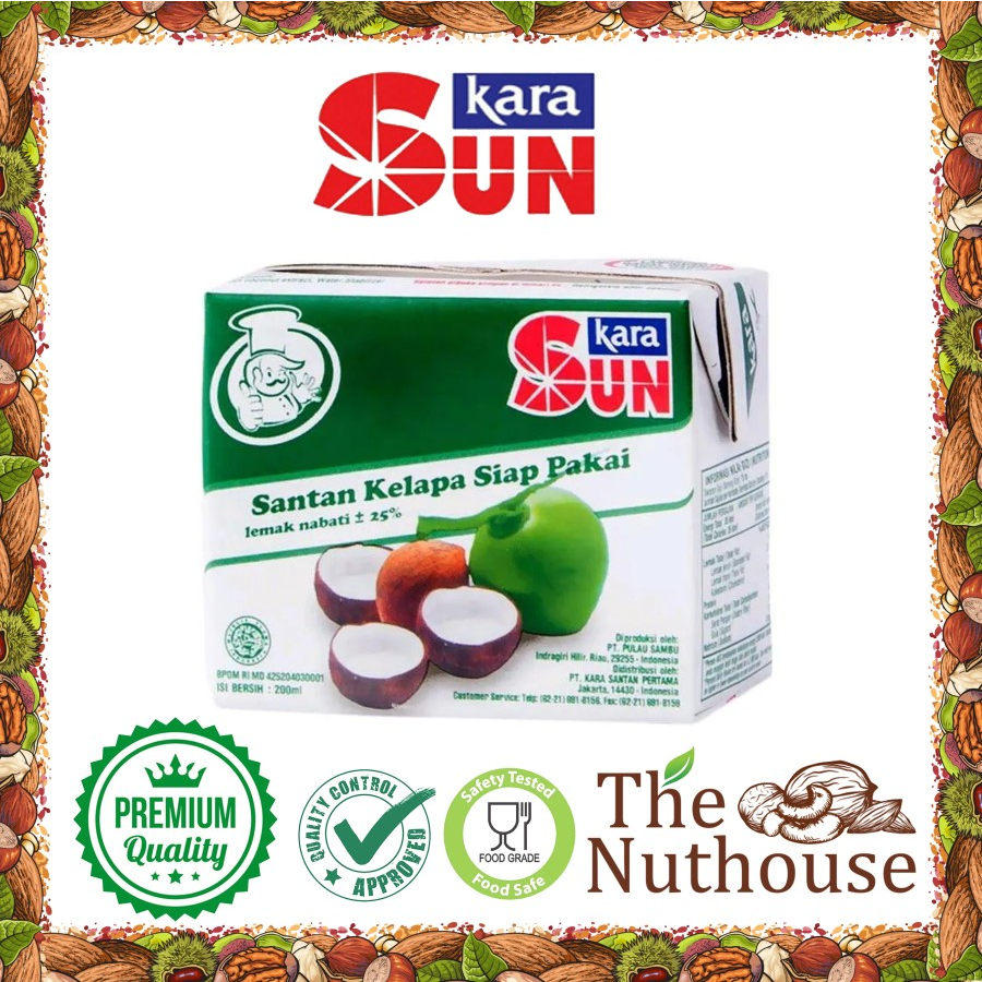 200mL SUN KARA Santan Kelapa siap pakai / Instant Coconut Milk [Halal]