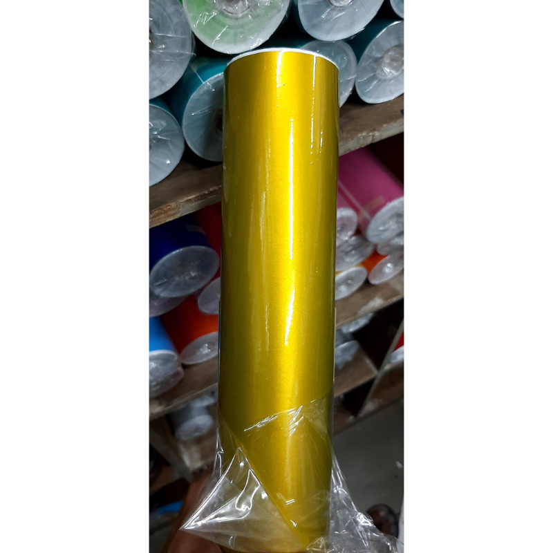 

skotlet profix kuning gold metalik L 45 vm x P 1 meter