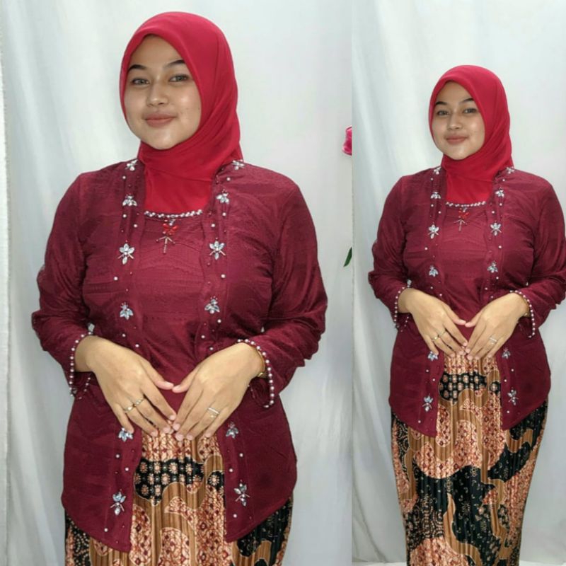 KUTU BARU BRUKAT MIX PEYET MUTIARA/DIAMOND//BAJU PESTA LAMARAN//BAJU KONDANGAN//BAJU LEBARAN//BAJU WISUDA//SERAGAMAN KELUARGA//BAJU PESTA KEBAYA MODERN//KEBAYA ORIGINAL//KEBAYA TERBARU//KEBAYA ENCIM//KEBAYA BALI//BY PELAMINAN BIRU