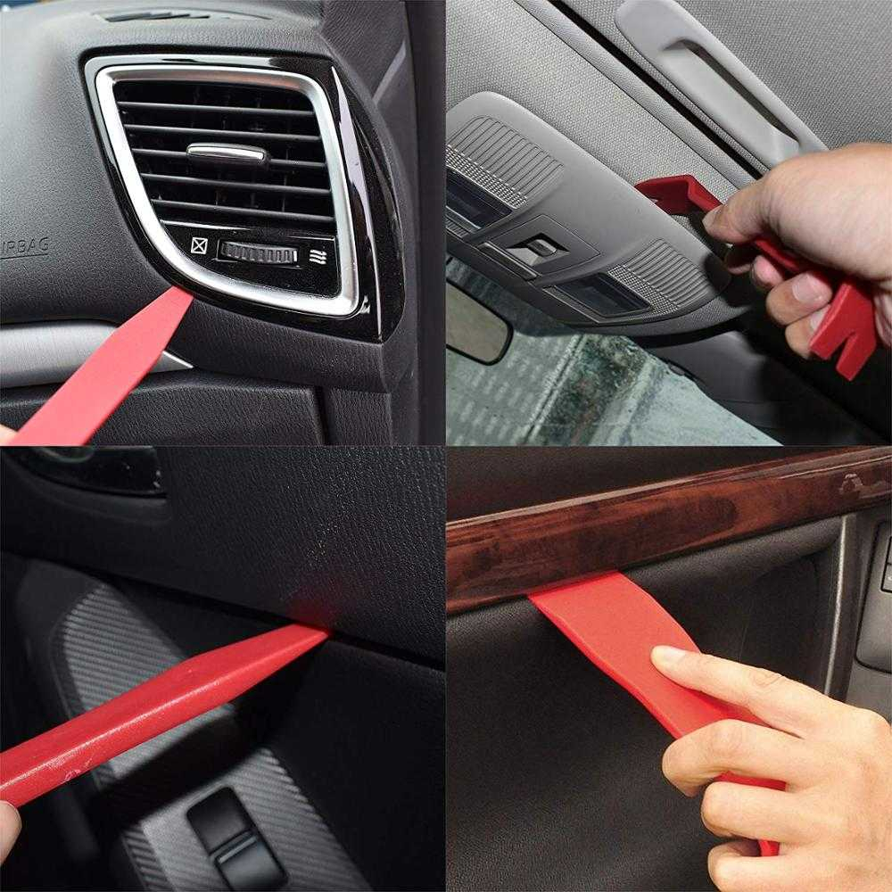 13 In 1 Alat Pembuka Dasboard Interior Mobil Alat Cungkil Dasboard Interior Mobil Pembuka Baut Dasboard Interior Pry Tool Set For Car Audio Door Clip Panel Trim Dash Pengungkit Panel Interior Mobil Set Alat Reparasi Dashboard Mobil Trim Removal Tool 13 In