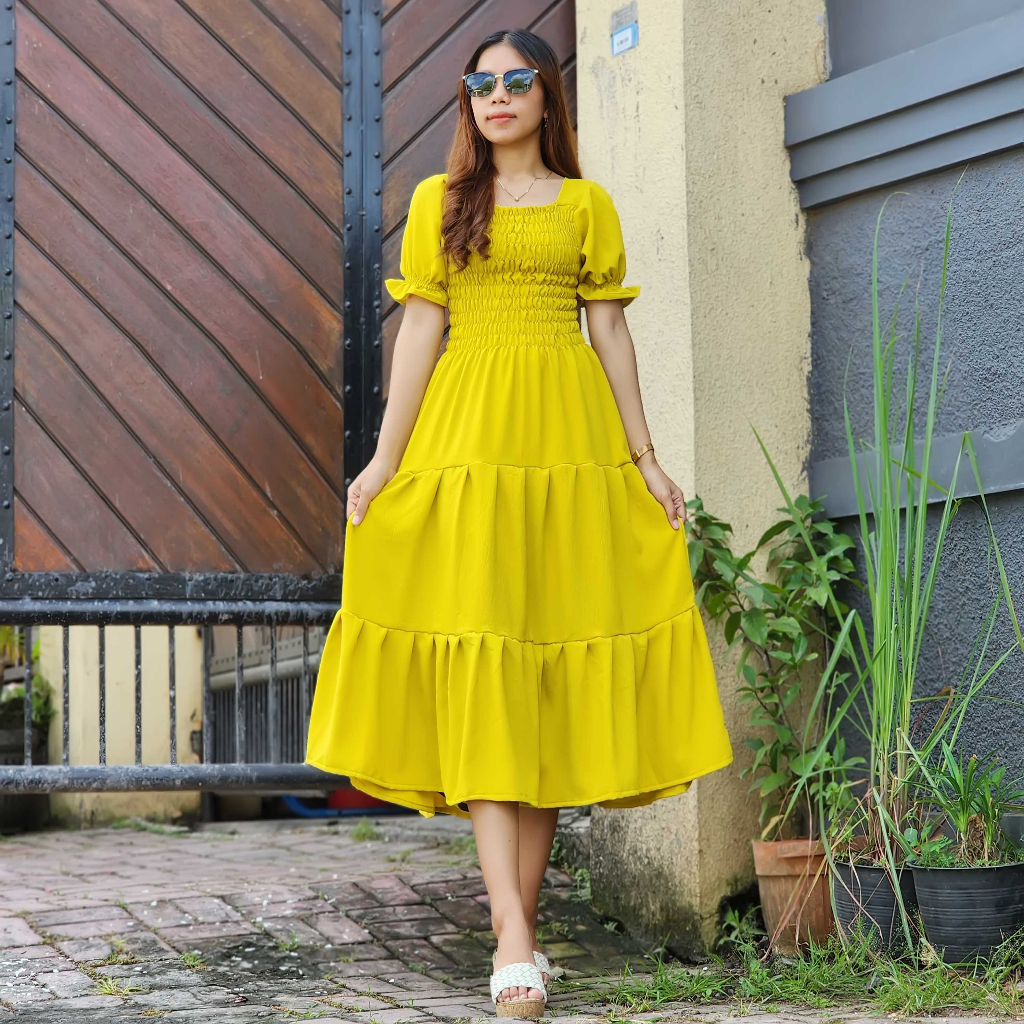 Dress Monika Crinkle Airflow Terbaru